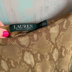 Ralph Lauren Python Stretchy Dress